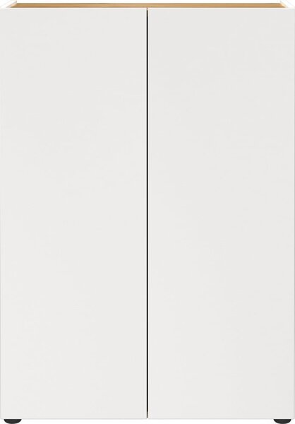 Bijeli ormarić u dekoru hrasta 74x105x33 cm Alviano – Germania