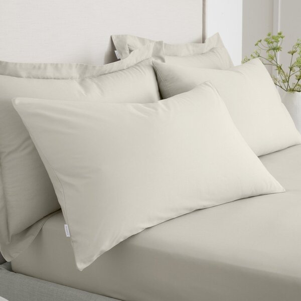 Jastučnice u setu 2 kom od pamučnog perkala 50x75 cm Cotton Percale – Bianca