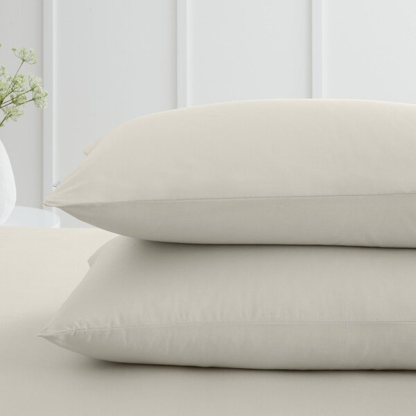 Jastučnice u setu 2 kom od pamučnog perkala 50x75 cm Cotton Percale – Bianca
