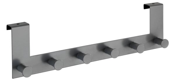 Siva metalna vješalica za vrata 39 cm Celano - Wenko