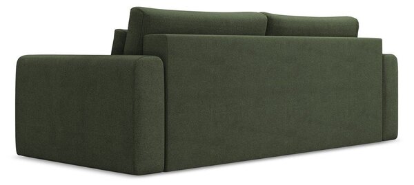 Kaki zelena sklopiva/s prostorom za odlaganje sofa 238 cm Kapua – Makamii
