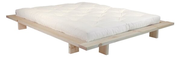 Bračni krevet od borovine s podnicom 180x200 cm Japan – Karup Design