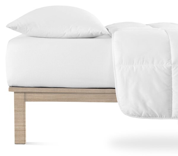 Bijela plahta s gumom od jerseya 180x200 cm Boxspring – Andrea Simone