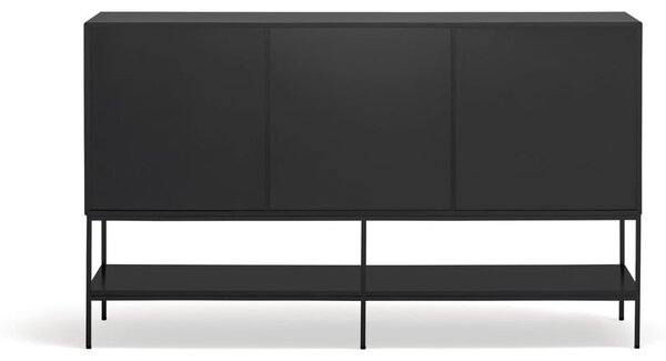 Crna komoda 166x98x45 cm Platt – Teulat
