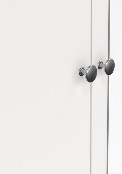 Bijeli ormar s ogledalom 150x199x58 cm Madrid – Tvilum