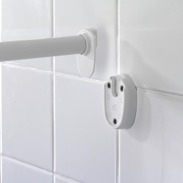 Univerzalna kutna šipka za tuš zavjesu Wenko Shower Curtain Rod