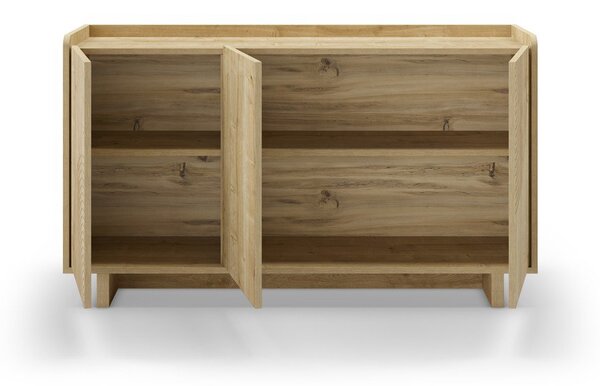 Komoda u dekoru hrasta u prirodnoj boji 140x80x40 cm Daira – Marckeric