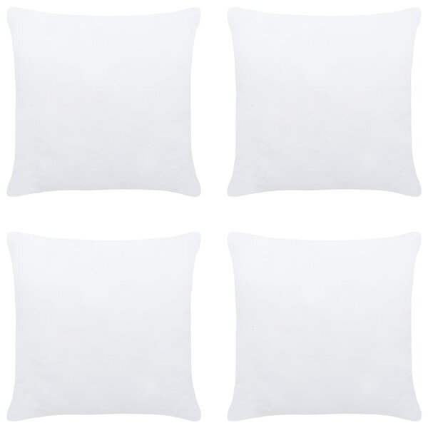 VidaXL Punjenja za jastuke 4 kom 50 x 50 cm bijela