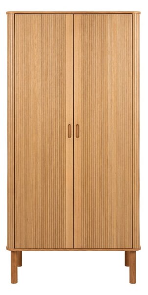 Ormar u dekoru hrasta u prirodnoj boji 100x200x55 cm Langley – Actona