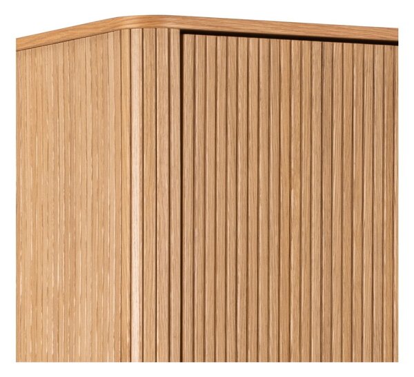 Ormar u dekoru hrasta u prirodnoj boji 100x200x55 cm Langley – Actona