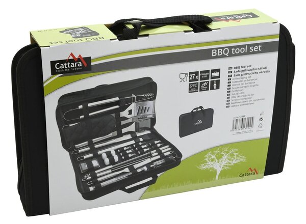 Set pribora za roštilj 27 kom – Cattara