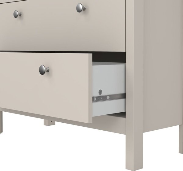 Sivo-bež vitrina 78x199x33 cm Madrid – Tvilum
