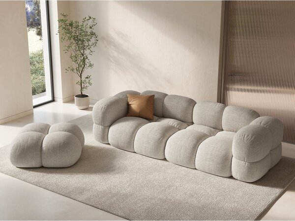 Bež baršunast tabure Loretto – Cosmopolitan Design