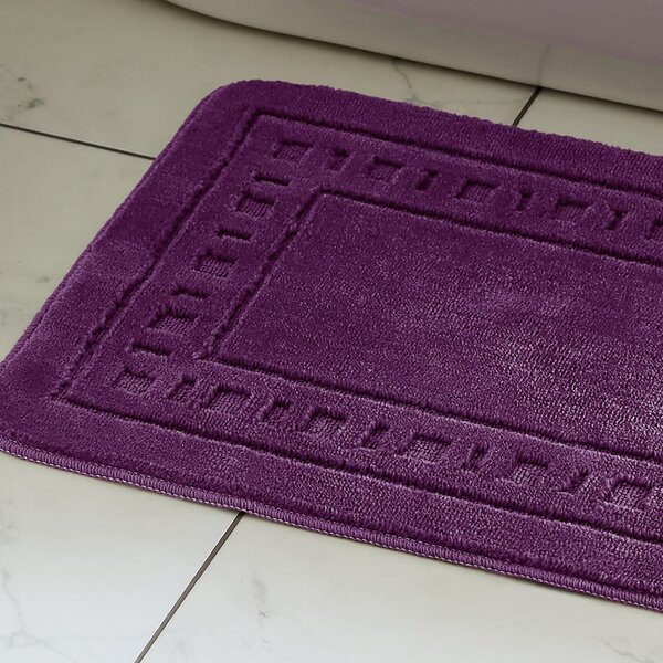 Tamno ljubičaste kupaonske prostirke u setu 2 kom za WC 50x80 cm Armoni – Catherine Lansfield