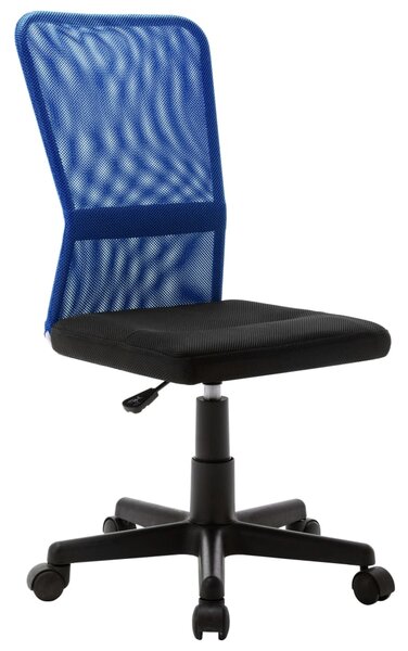 VidaXL Uredska stolica crno-plava 44 x 52 x 100 cm od mrežaste tkanine