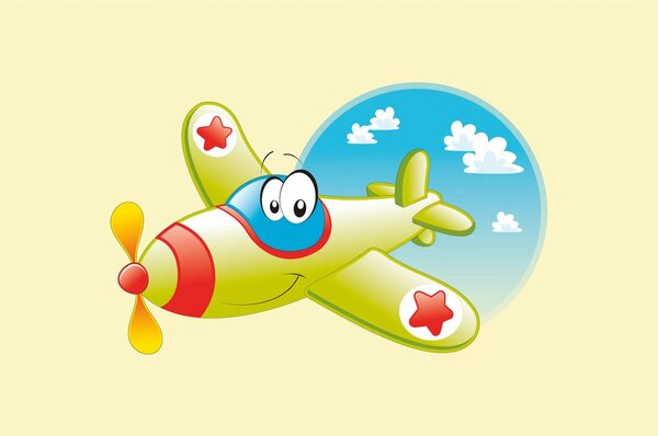 Tapeta aviončić koji se ne boji