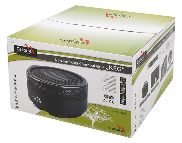Stolni roštilj na drveni ugljen Cattara Keg, ø 30 cm