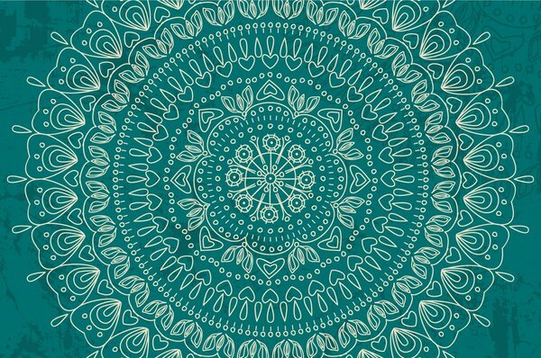 Tapeta nacrtana Mandala