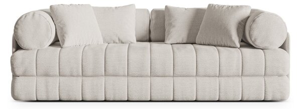 Bež sklopiva sofa od bouclé tkanine 206 cm Kemi – Cosmopolitan Design