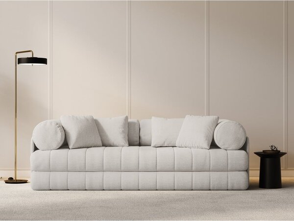 Bež sklopiva sofa od bouclé tkanine 206 cm Kemi – Cosmopolitan Design