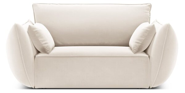 Bež baršunasti fotelja Vanda – Mazzini Sofas