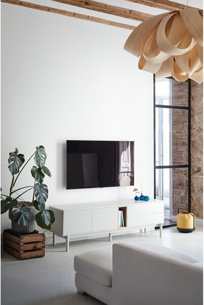 Krem TV komoda 180x56x40 cm Corvo – Teulat