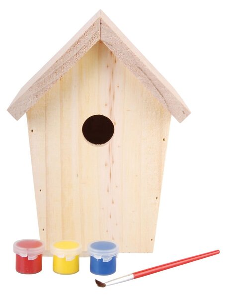 Drvena kućica za ptice s bojama Esschert Design