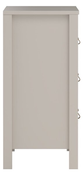 Sivo-bež komoda 82x80x38 cm Madrid – Tvilum