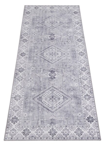Svjetlosivi tepih Nouristan Gratia, 80 x 200 cm