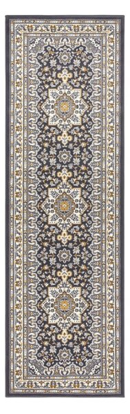 Tamnosivi tepih Nouristan Parun Tabriz, 80 x 250 cm