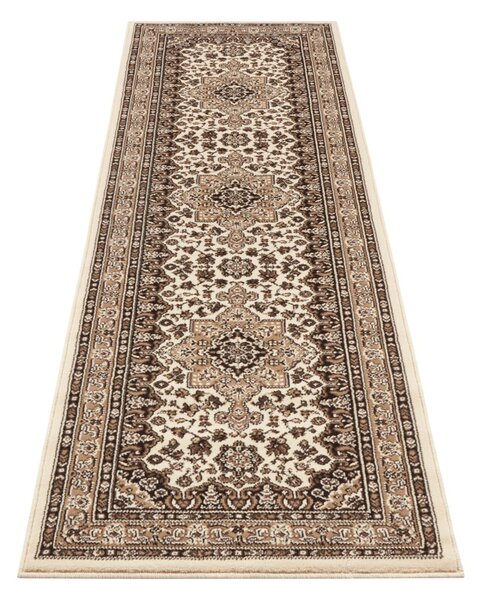Bež tepih Nouristan Parun Tabriz, 80 x 250 cm