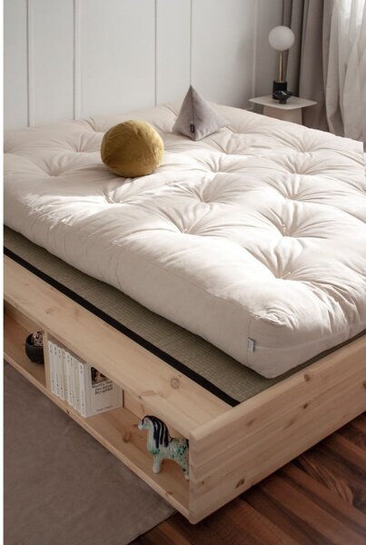 Bračni krevet od borovine s podnicom 140x200 cm Ziggy – Karup Design