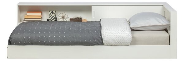 Bijeli krevet od borovog drveta WOOOD Connect, 90 x 200 cm