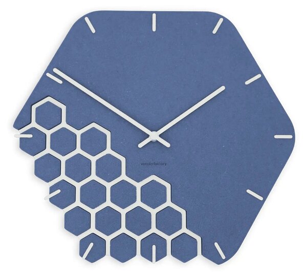 Zidni sat Luxhora Fragmenta Dark Blue 11 boja kazaljki