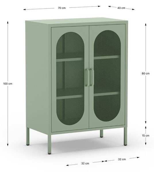 Mentol zeleni ormarić 70x100 cm Diora – Marckeric