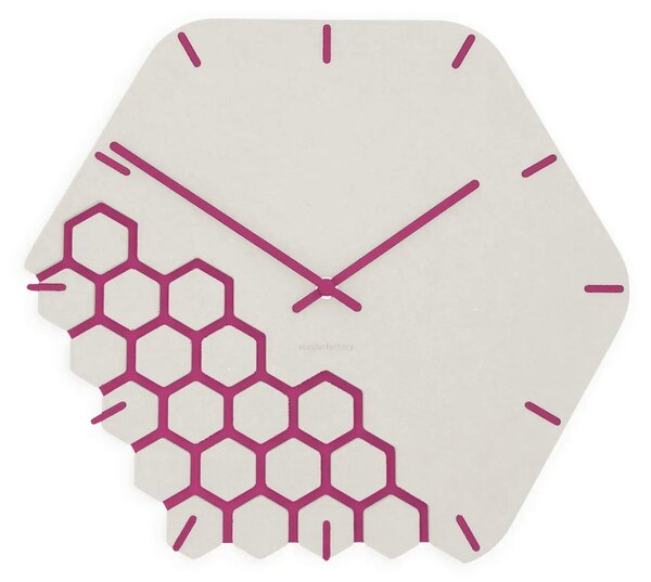 Zidni sat Luxhora Fragmenta White 11 boja kazaljki