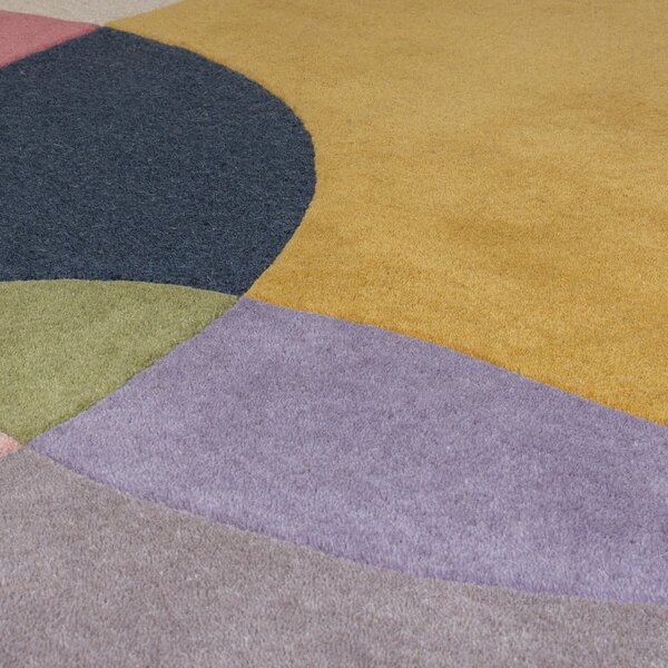 Ručno rađen vunen okrugao tepih ø 160 cm Glow Multi – Flair Rugs