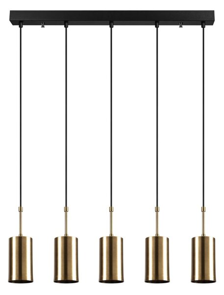 Viseća svjetiljka za 5 žarulja u zlatnoj boji Opviq lights Kem