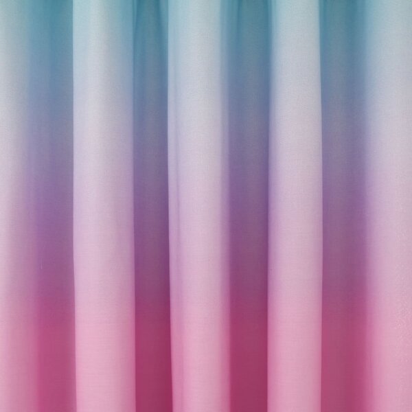 Ružičaste/ljubičaste dječje zavjese u setu 2 kom 168x183 cm Ombre Rainbow Clouds – Catherine Lansfield