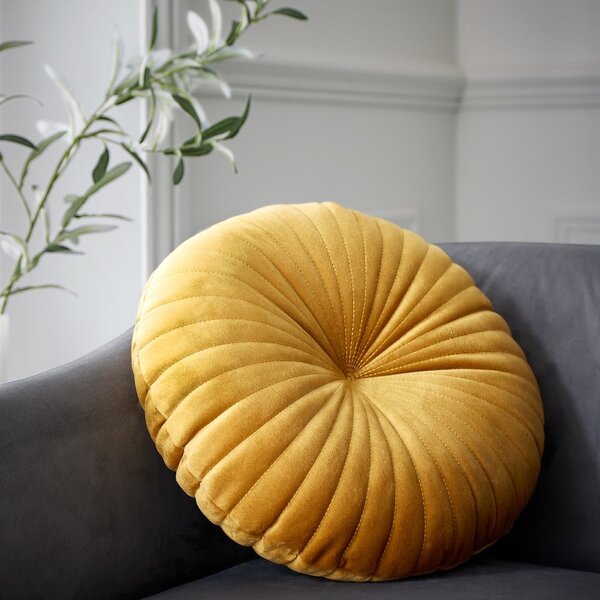 Ukrasni jastuk od samta ø 40 cm Round Soft Touch – Catherine Lansfield