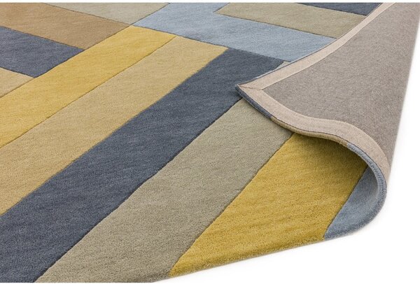 Sivo-žuti tepih Asiatic Carpets Big Zig, 160 x 230 cm