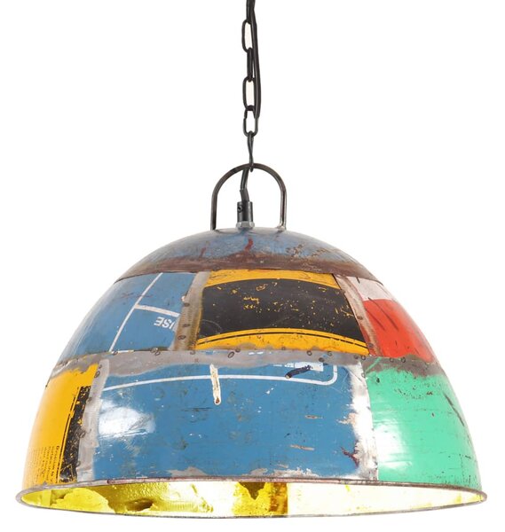 VidaXL Industrijska viseća svjetiljka 25 W šarena okrugla 41 cm E27