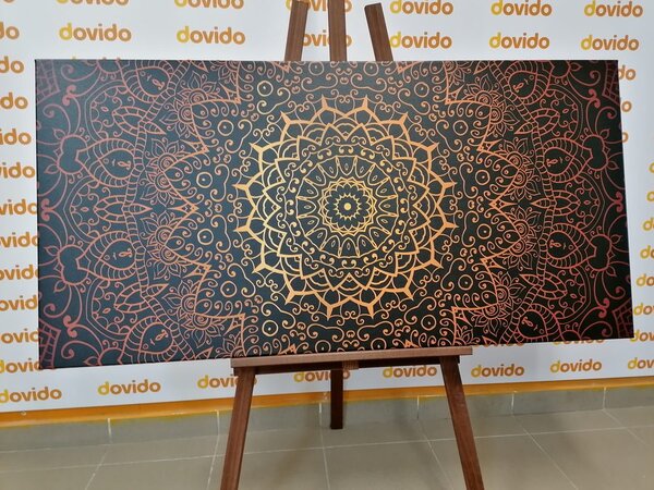 Slika vintage Mandala u indijskom stilu