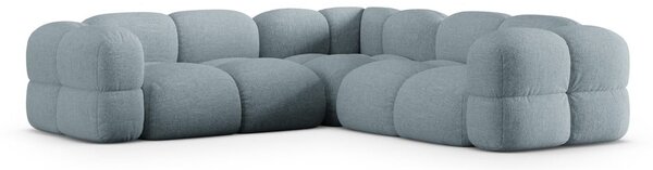 Svijetlo plava kutna garnitura Loretto – Cosmopolitan Design