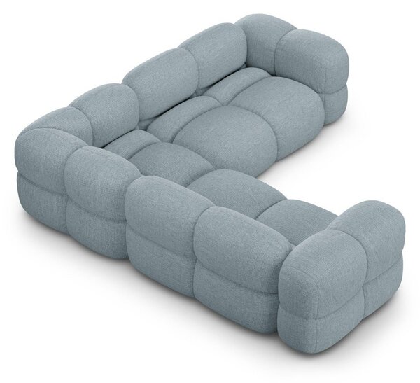 Svijetlo plava kutna garnitura Loretto – Cosmopolitan Design