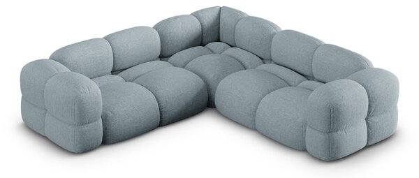 Svijetlo plava kutna garnitura Loretto – Cosmopolitan Design