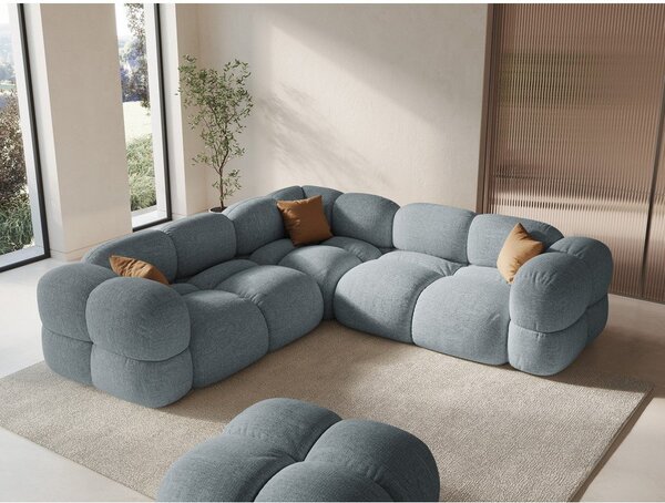 Svijetlo plava kutna garnitura Loretto – Cosmopolitan Design