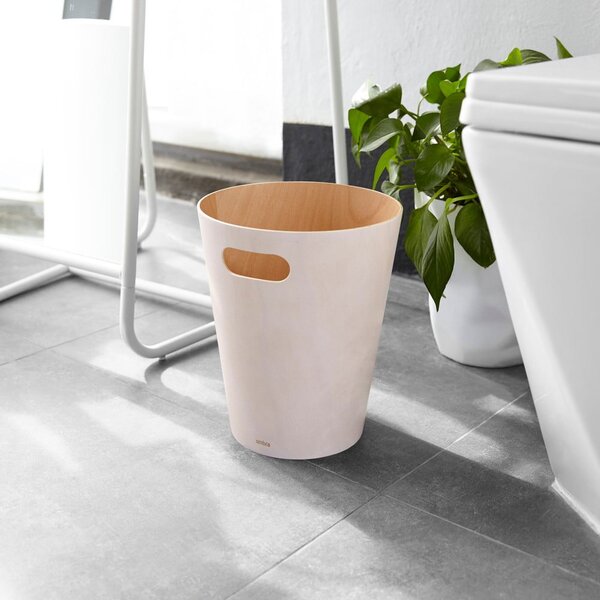 Bež kanta za smeće za ured 7,5 l Woodrow – Umbra