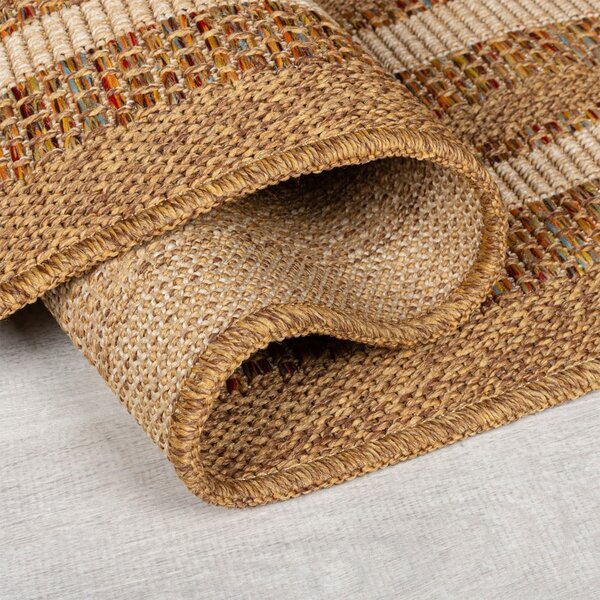 Vanjski tepih u prirodnoj boji 160x230 cm Layla Border – Flair Rugs