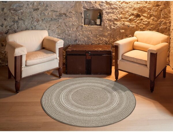 Bež vanjski tepih Universal Silvana Rutto, ⌀ 120 cm